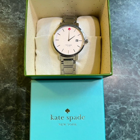 NWT Kate Spade Silver Stainless Steel Watch - Picture 8 of 9